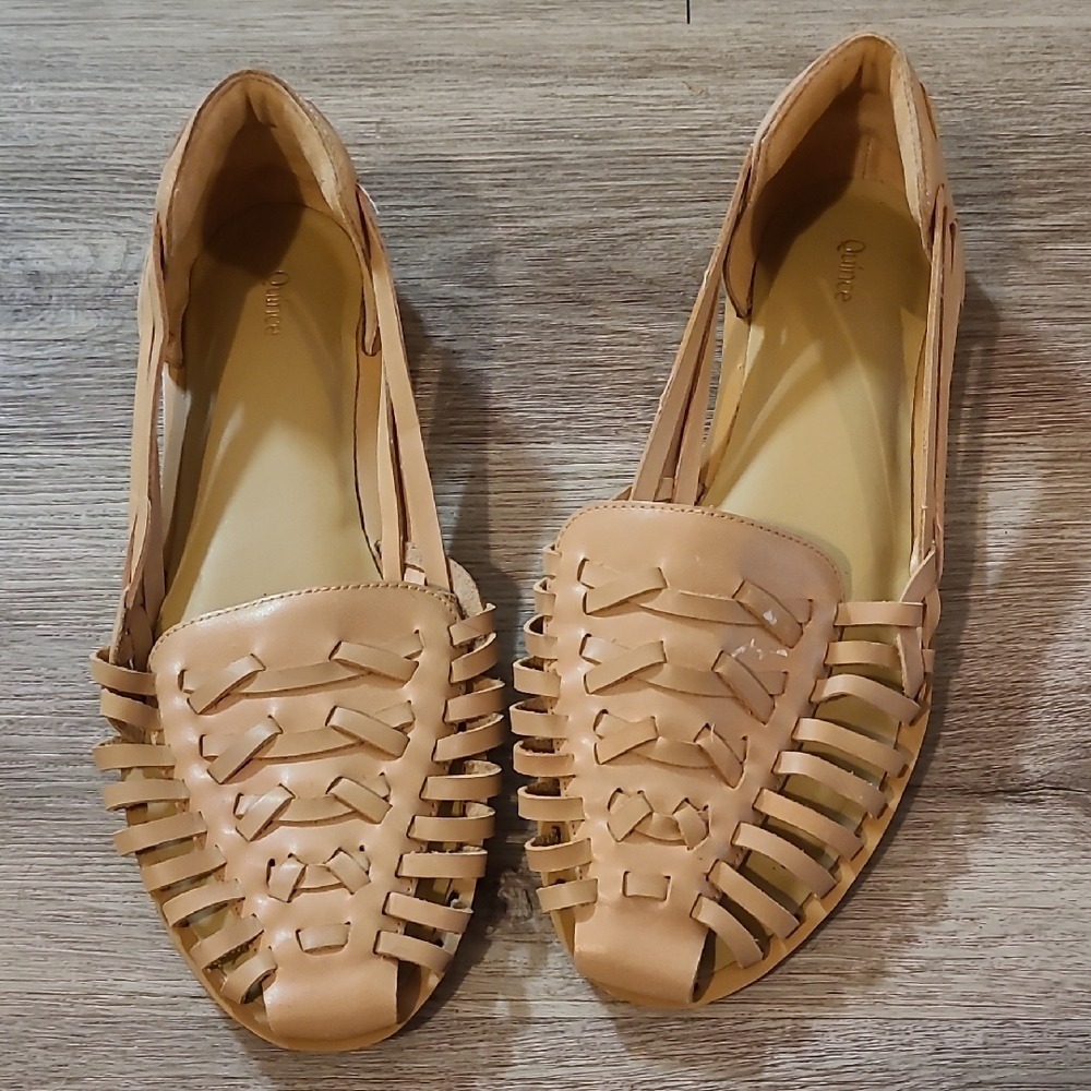 Chic Tan Huarache Loafers for Women